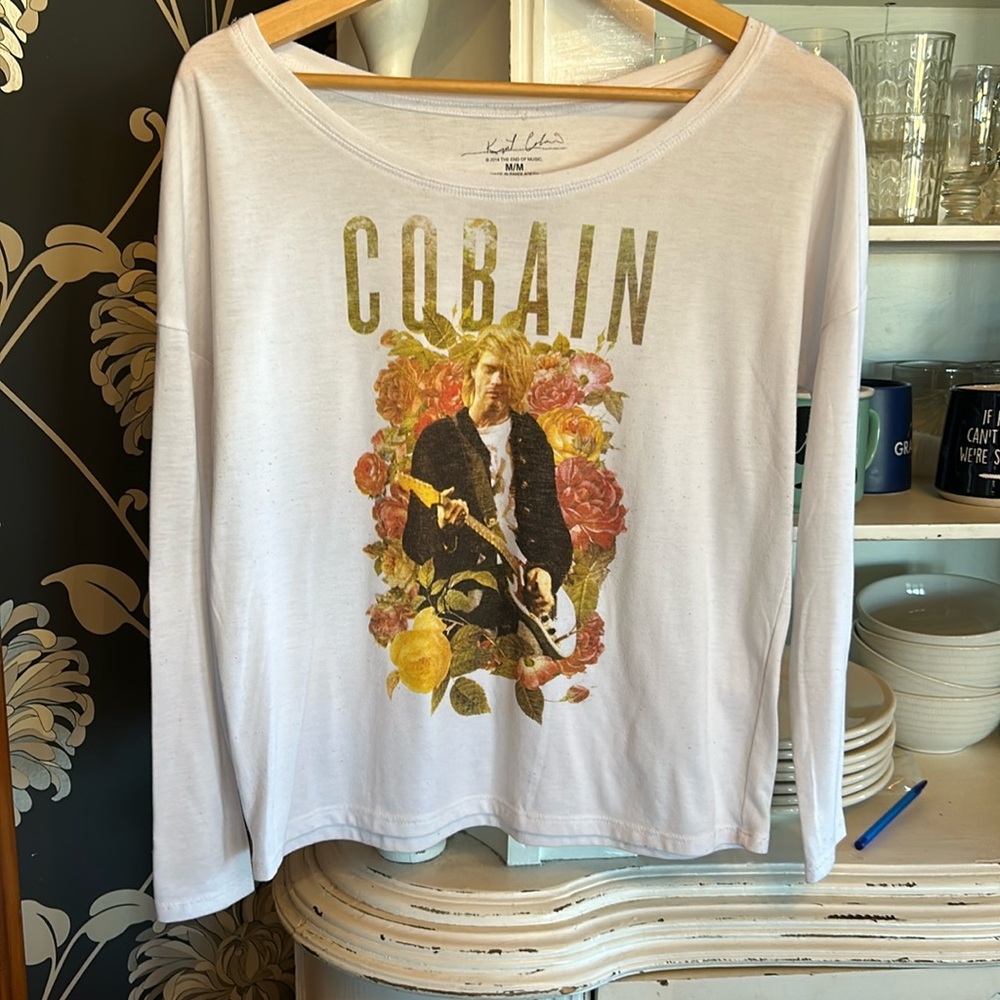 Kurt Cobain long sleeve T-shirt